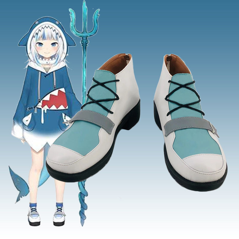 【千櫻】Hololive Vtuber虛擬主播噶嗚古 鯊魚COS鞋cosplay鞋漫展