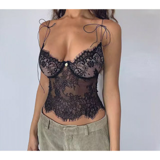 CHEEKY LACE CAMI CORSET TOP