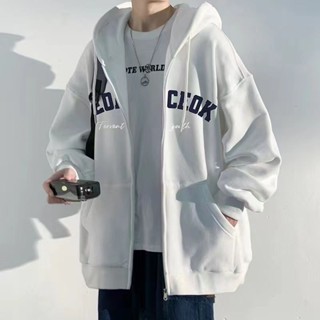 優選男裝 外套 純棉男士拉鍊開衫連帽衛衣春款寬鬆百搭港風學生外穿外套男春秋款 拉鍊 風衣 防風防水 衝鋒衣 sam