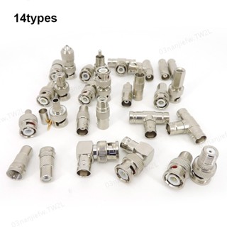 Bnc公母對rca F 2way BNC公母轉換器插頭插孔天使BNC RF RG59 Q9同軸視頻電纜連接器分配器TW2