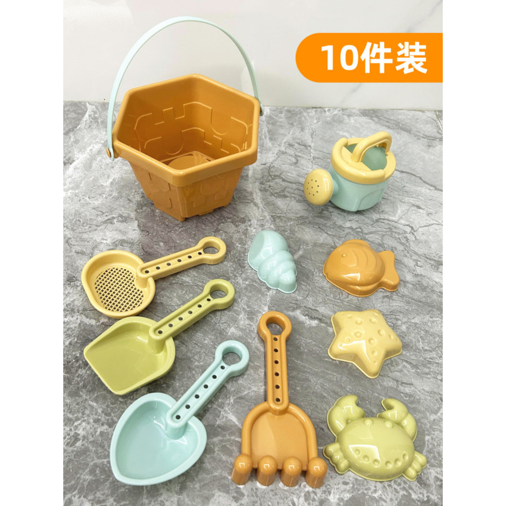 現貨 沙灘玩具車 沙灘鏟子 沙灘玩具組ins風兒童沙灘玩具灑水壺沙剷桶海灘玩沙戲水玩雪決明子男女孩