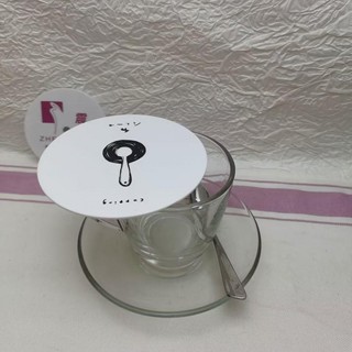 客製化【杯蓋】進口ins風 簡約玻璃杯帶蓋 水杯家用 喝水杯子 耐熱咖啡杯蓋 訂製logo