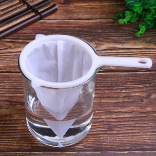 熱銷 [1114人好評]專利奶茶果汁超細過濾網家用廚房咖啡中藥水堿通用過濾器漏網勺