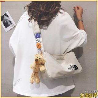 高品質💼1996麵斜挎包女胸包運動腰包休閒單肩手提包男時尚帆佈揹包THE NORTH FACE 北臉 SUPER PA