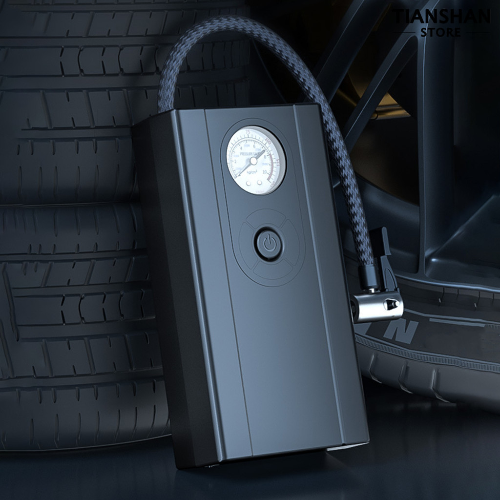 [風行汽配]車用充氣泵汽車便攜式打氣泵電動小轎車用輪胎無線迷你打氣筒