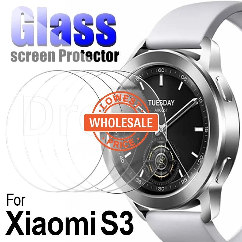 [批發] 手錶水凝膠膜 - 透明、防刮、防油、全屏、防指紋 - 適用於小米手錶 S3 - 屏幕保護膜配件