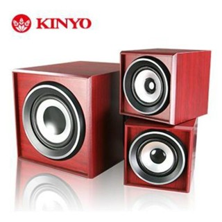 (保固30天)KINYO 耐嘉 KY-520 2.1聲道 雅典全木質音箱 P.M.P.O 1200W 大喇叭中古全新收購
