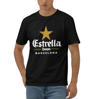 Estrella Beer Damm Barcelona 定制的 Oversize 經典 T 恤