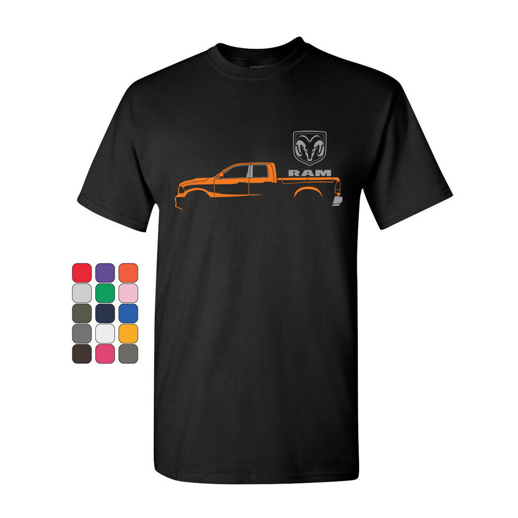 道奇 Ram 卡車 T 恤重型 V8 皮卡車男式 T 恤