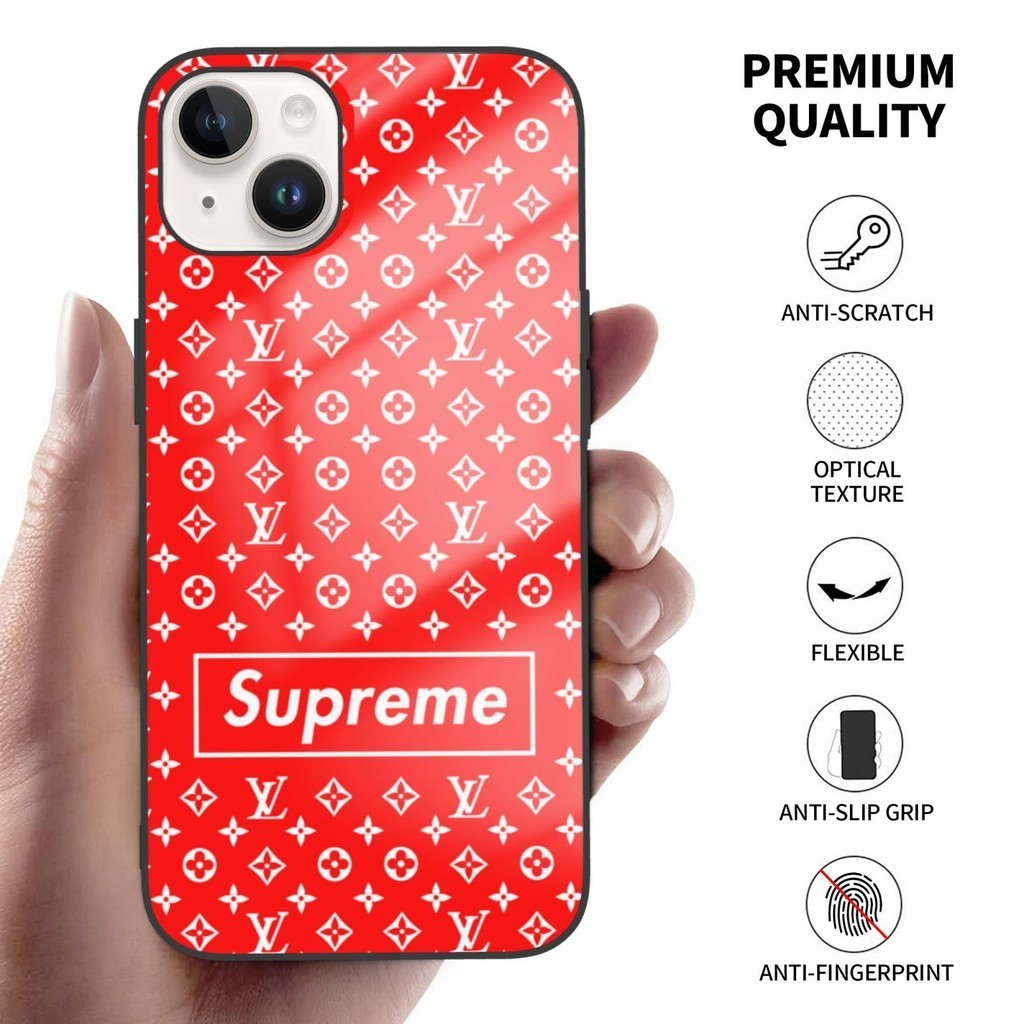 Supreme 熱銷流行高品質防摔手機殼適用於 Iphone 15 Pro Max 14 Max 13 ProMax