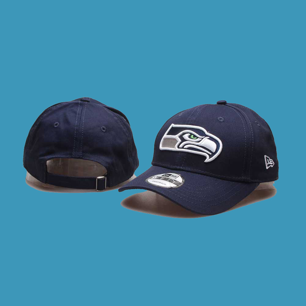 NFL 橄欖球調整帽 西雅圖海鷹 Seattle Seahawks 彎簷 老帽 男女通用 可調整 嘻哈帽 運動帽