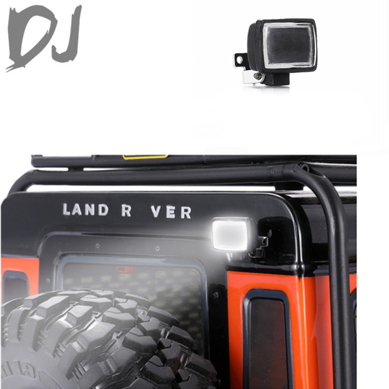 LAND ROVER WRANGLER Dj 方形聚光燈 JEEP 配件適用於 Traxxas TRX4 路虎衛士福特