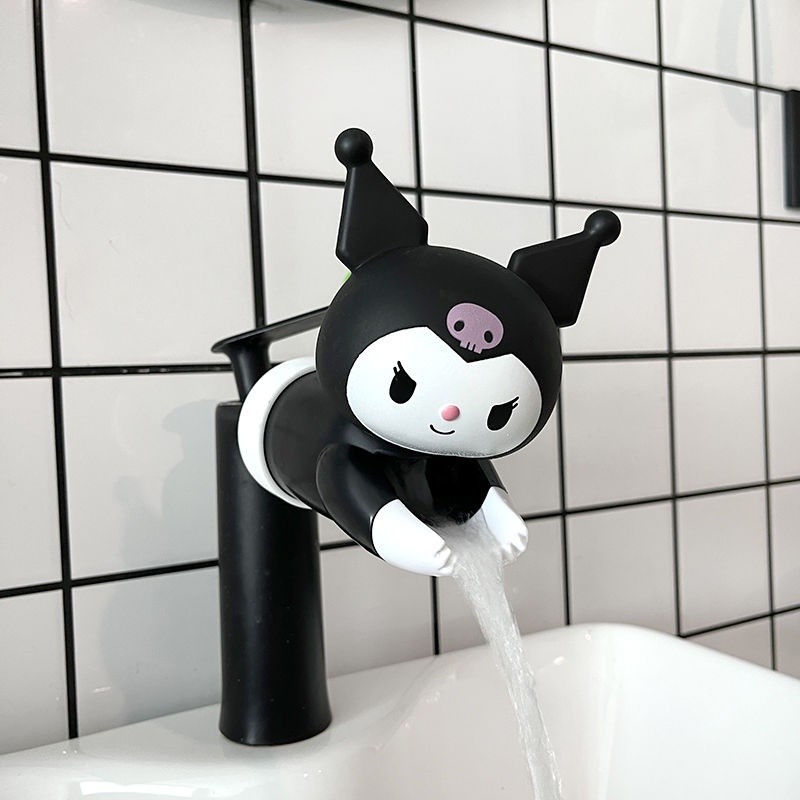迪士尼 兒童 Kuromi Disney 水龍頭延長器幼兒水龍頭延長器適用於浴室水槽