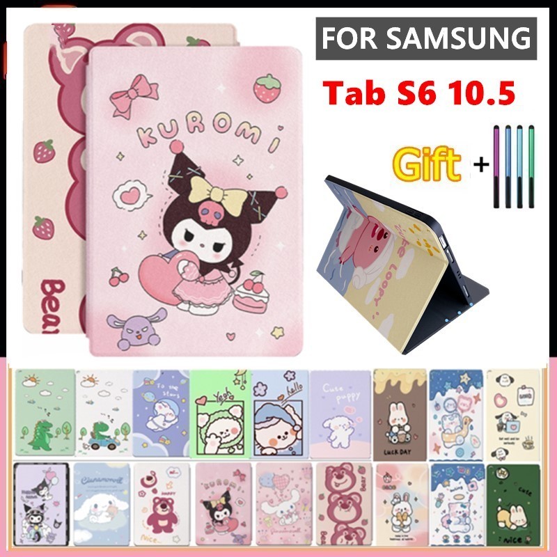 SAMSUNG 適用於三星 Galaxy Tab S6 10.5 SM-T860 SM-T865 兒童可愛卡通 Rubb