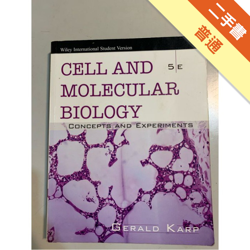 cell and molecular biology: concepts and experiments / 5e （細胞生物學）[二手書_普通]11316059145 TAAZE讀冊生活網路書店