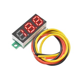 0.28寸數顯直流數顯電壓表三線dc0-100v數顯電壓表