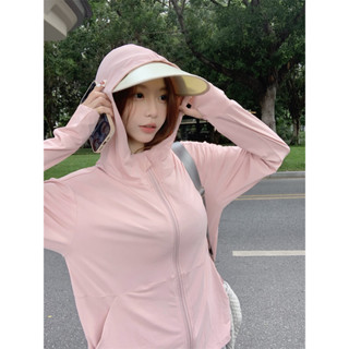 L-4XL 夏季薄款冰絲防曬衣 防曬連帽衫 防紫外線 涼感防曬衣 大尺碼防曬外套 透氣遮陽 長袖防曬衣 防曬外套