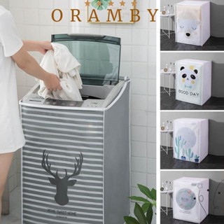 ORAMBEAUTY洗衣機保護罩,防水通用洗衣機蓋布:,高品質PEVA防曬霜加厚防塵罩自動洗衣機