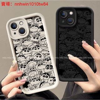 iPhone 16手機殼 16e Pro Max 6s 7 8 SE2 SE3 XS保護殼 防摔殼 卡通可愛蠟筆小新
