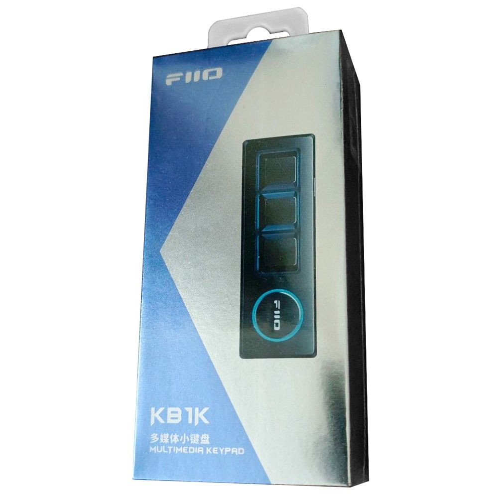 FiiO KB1K 外接多媒體音樂控制器 (黑色) USB-C 多媒體小鍵盤(平行進口)