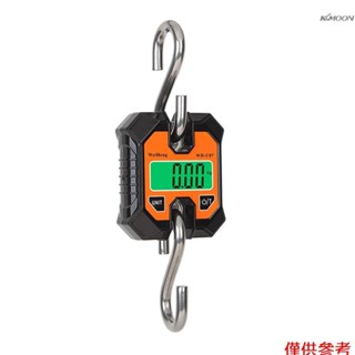 WeiHeng 100kg/50g 便攜式電子吊秤 多功能小型電子吊秤 公斤/斤/磅單位切換 LCD顯示帶背光 家用打獵