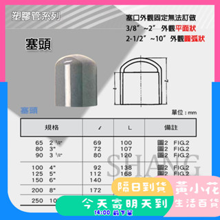 🚀蝦皮隔日配達🔥南亞 PVC OP 塞口 2-1/2"~5"O 管帽 管蓋 管塞 塞頭 塞口 管材 塑膠管料 水管