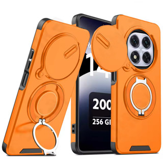 Redmi Note 13 Pro Plus Redmi 14C 帶金屬支架的防震重型硬殼