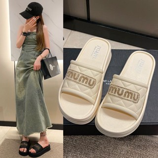 【時光服飾】【2247人收藏】厚底可愛鬆糕拖鞋增高夏季時尚新款沙灘軟底防滑外穿居家一