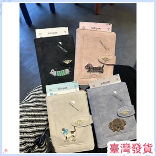 🔥臺灣發貨🔥多功能跨境RFID防盜保護套護照收納卡包刺繡卡通機票出國旅行證件護照夾 護照包 卡片包 護照保護套