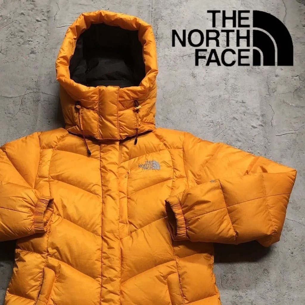 THE NORTH FACE 北面 羽絨服 夾克外套 700FP 黃色 女裝 日本直送 二手