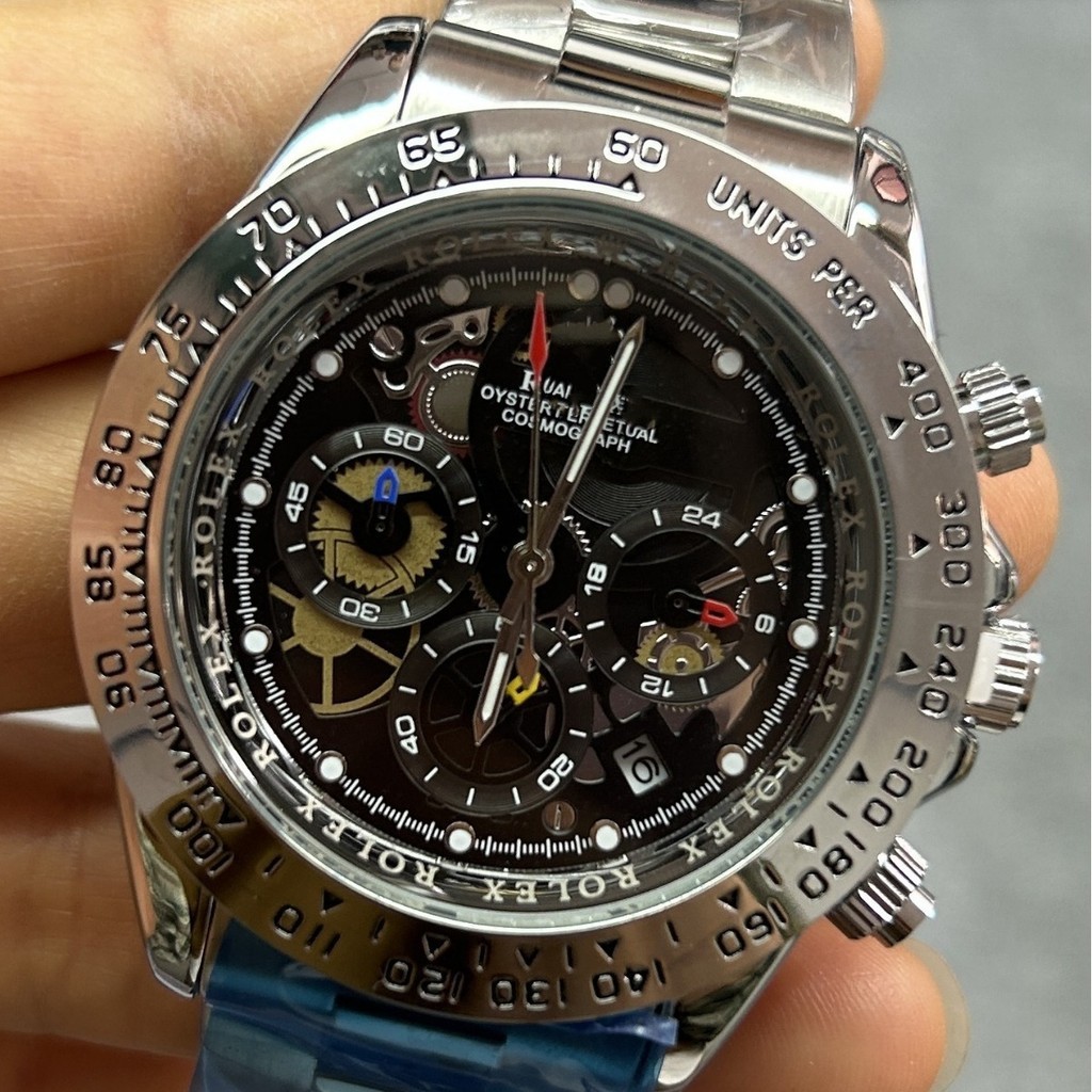 Quartz Watch 新款日志手表  男款石英六针多功能時尚腕錶