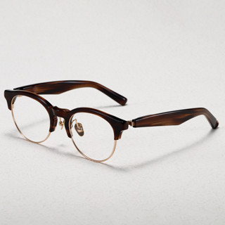 【TOTU眼鏡】M92新款復古眉毛架999.9同款純鈦細節反彈弓女款素顏潮流眼鏡商務