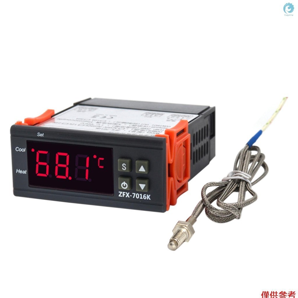 Zfx-7016k 30A 數字溫度控制器智能高精度溫度控制恆溫器,用於冷凍冰箱孵化
