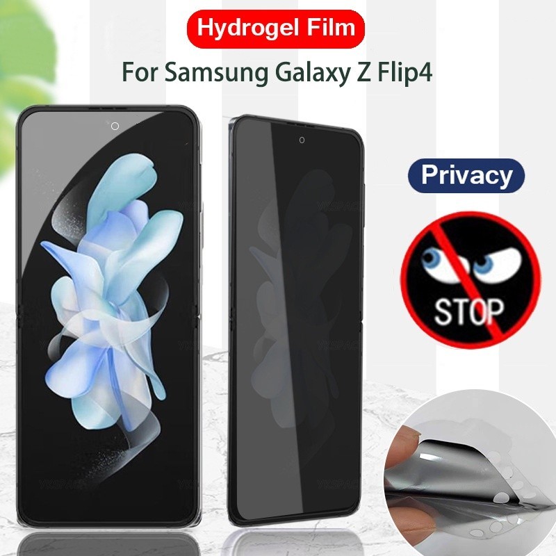 SAMSUNG 適用於三星 Galaxy Z Flip5 Z Flip4 Z Flip3 屏幕保護膜的防間諜窺眩光隱私水