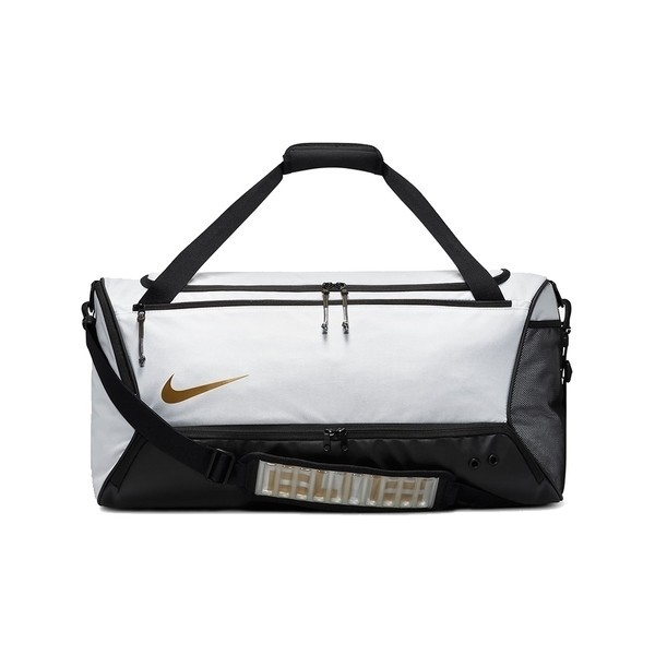 Nike Hps Elt Duff 旅行背袋 側背包 裝備袋 手提包 獨立鞋層 白金 [DX9789-100]