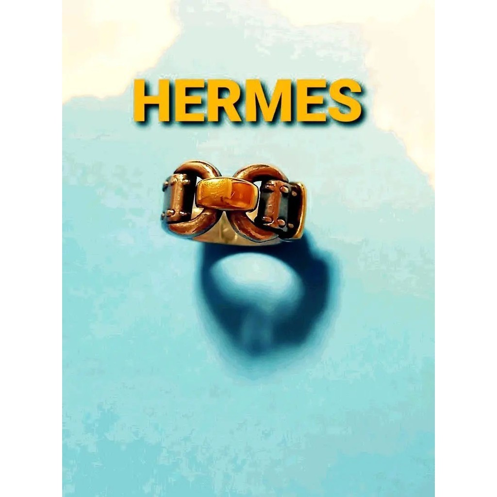HERMES 愛馬仕 戒指 銀 mercari 日本直送 二手