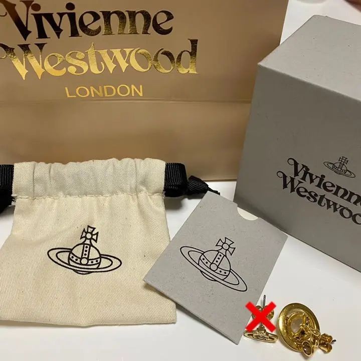近全新 Vivienne Westwood 薇薇安 威斯特伍德 耳環 日本直送 二手