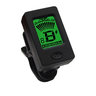 SELAN 吉他調音器夾式數字電動調音器,帶 360 度旋轉和 LCD 顯示吉他節拍器調音器