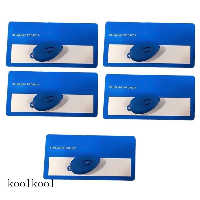 【KOOL】眼鏡防藍光測試卡可重複使用偏光測試防藍光卡和藍光發生器