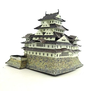【臺灣現貨】🚝日本建築姬路城拼圖模型 全金屬不銹鋼模型 模擬拼圖模型 DIY模型動手拼圖 3D立體金屬拼圖 桌上收藏擺件