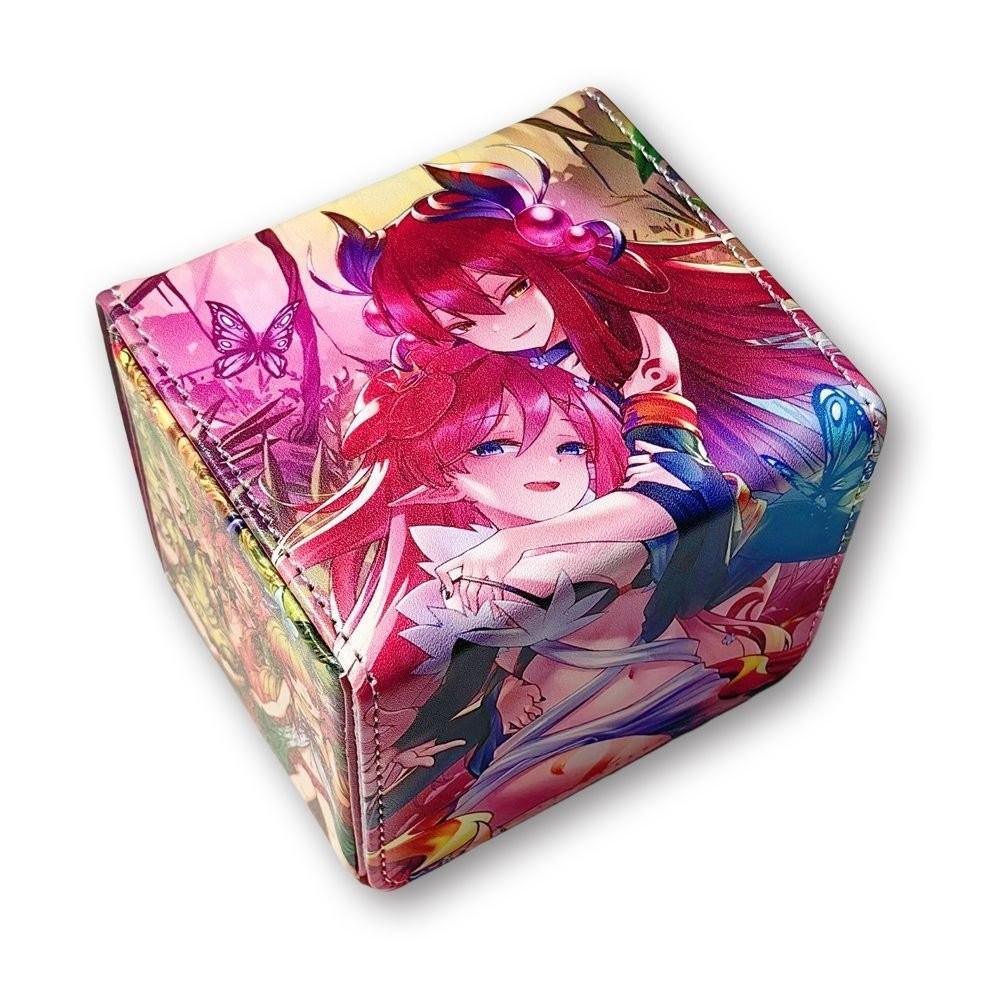 [限量]遊戲王卡盒蟲妹DIY蟲惑魔卡組卡牌盒WS寶可夢PTCG皮卡片收納盒opcg海賊王 ZYKN