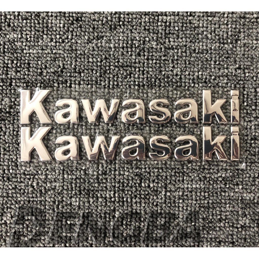每日特惠 適用川崎NINJA KAWASAKI 改裝立體貼標logo標誌油箱側邊貼花貼紙
