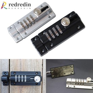 REDREDIN4位組合螺栓,鋅合金固體組合鎖緊螺栓,經久耐用加厚安全推拉門密碼鎖用於棚門圍欄