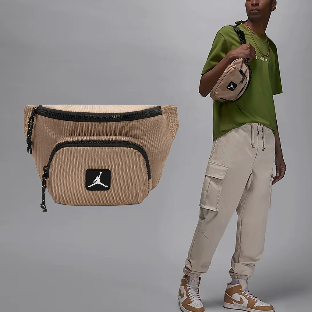 Nike 包包 Jordan Rise 男女款 側背 斜背 腰包 喬丹  [ACS] JD2423015AD-001