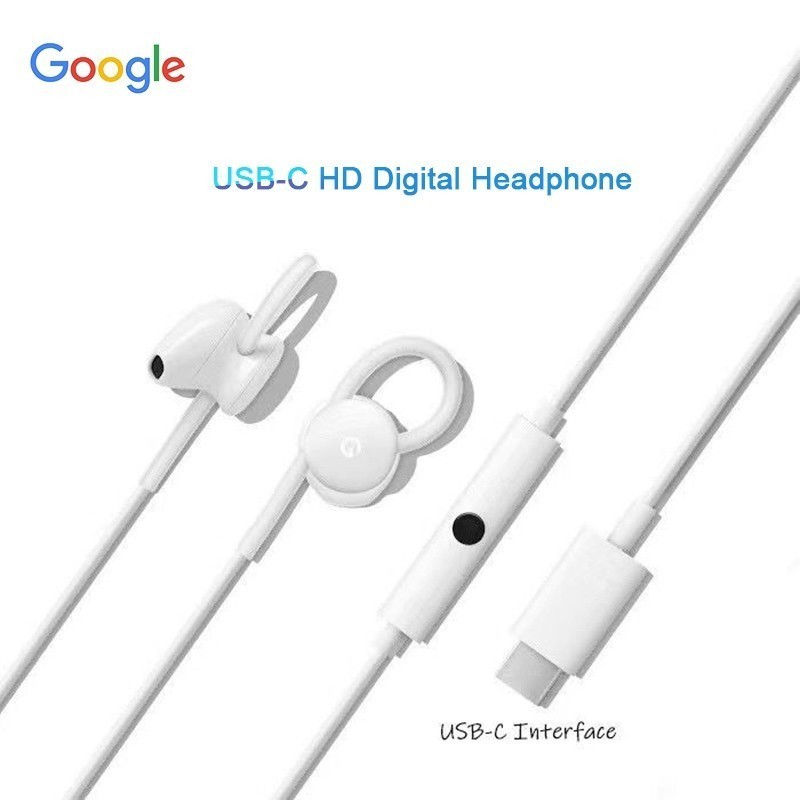 原裝 USB C 型耳機適用於 Google Pixel 5 6 7 8 Pro 4XL 3XL 2XL 3 5A 6A