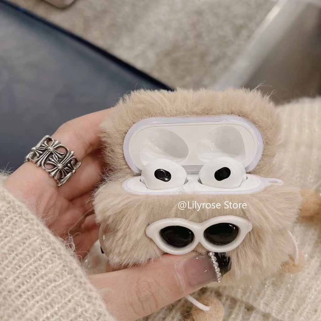 Airpods Pro 保護套 Apple EarPods 耳機殼毛絨可愛貓咪