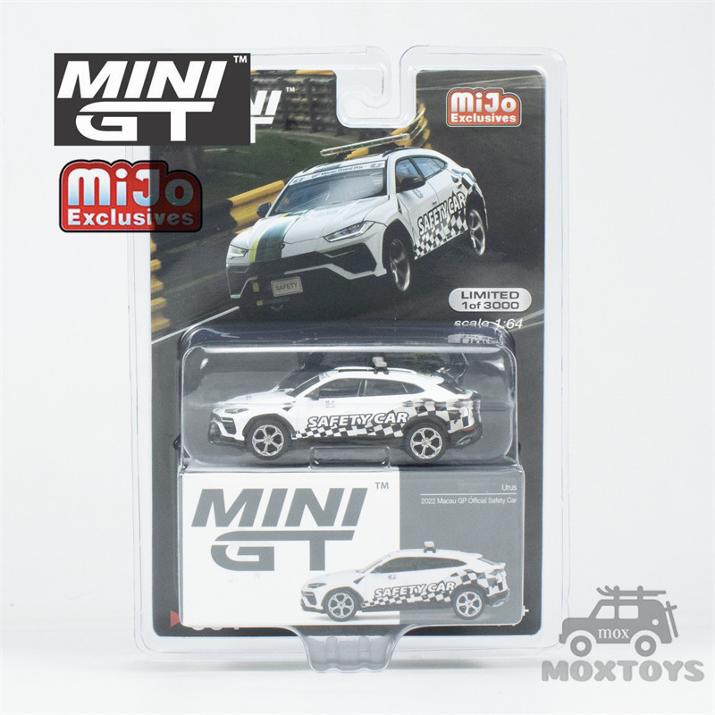 Mini GT 1:64 Lambo Urus 2022 Macau GP 官方安全壓鑄模型車