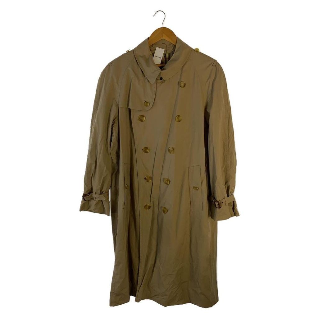 BURBERRYS 外套 長版風衣 大衣80年代 米色 英國 棉 日本直送 二手