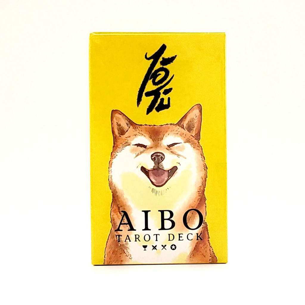現貨10.3*6cm愛博狗塔羅牌 桌遊 卡牌遊戲 英文桌遊 占卜推理Aibo Dog Tarot可愛柴犬牌面 愛狗人士收