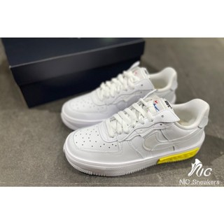 高品質 Sneakers Nike Air Force 1 Fontanka 白黃 結構 DA7024-101